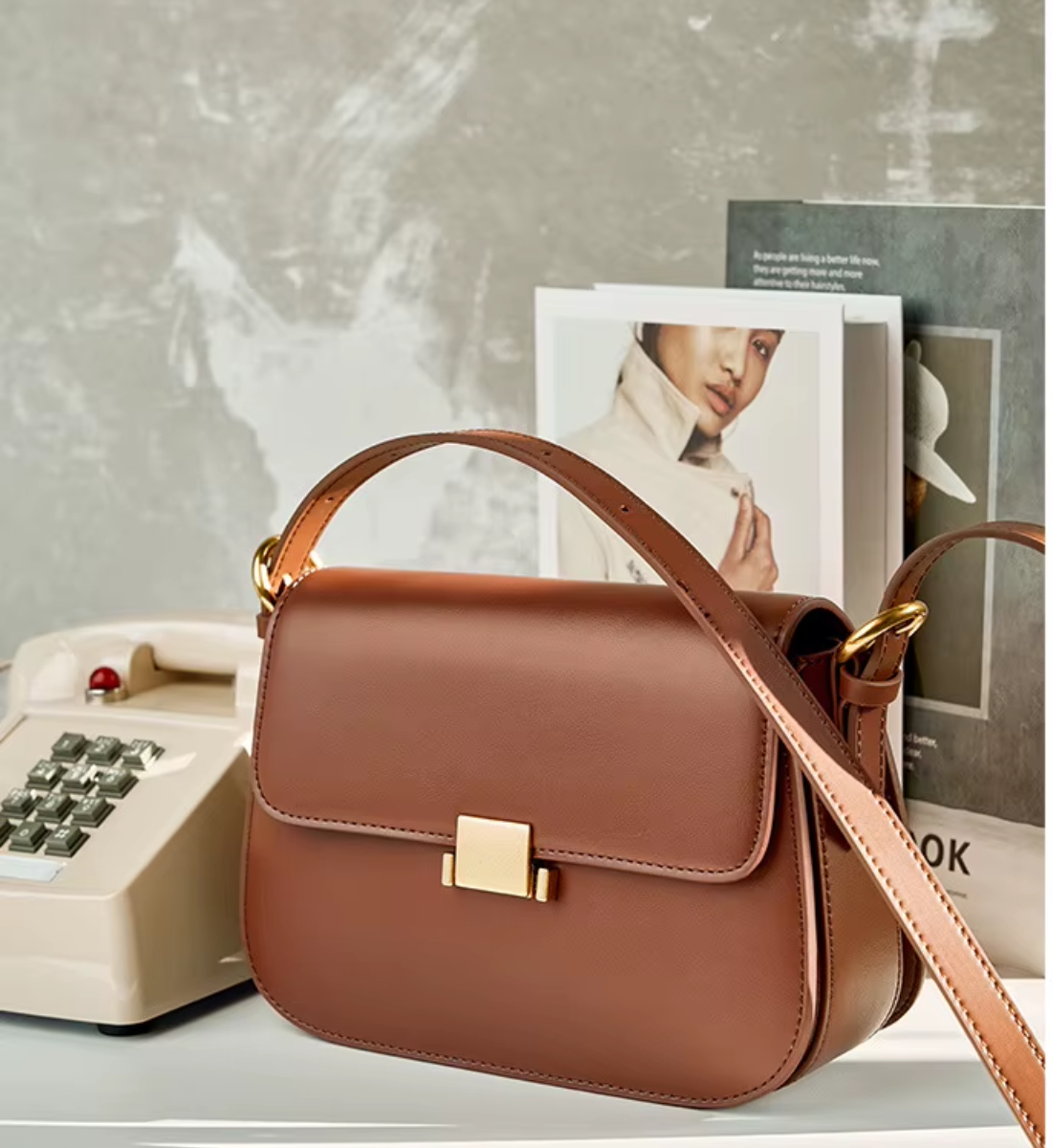 Bolsa Sela em Couro Legítimo