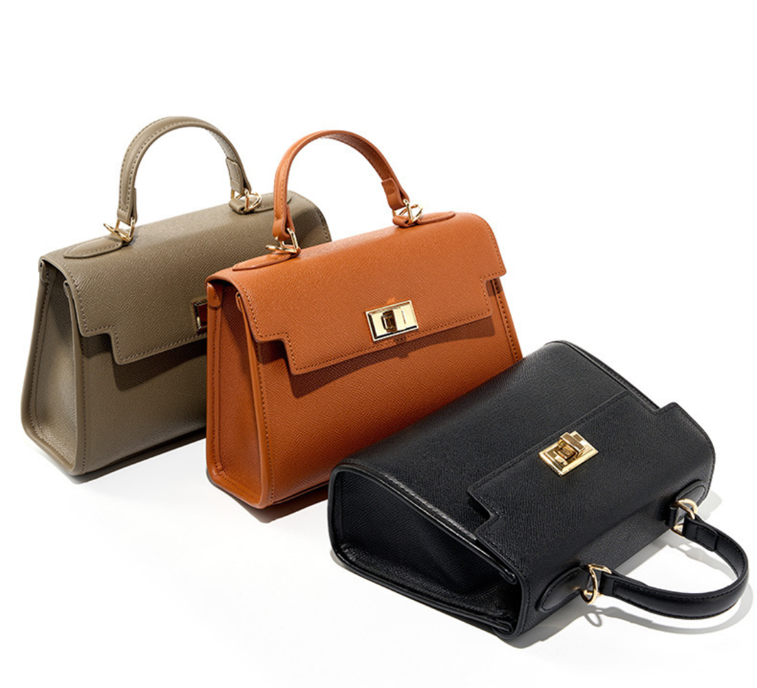 Bolsa Garbo em Couro Legítimo