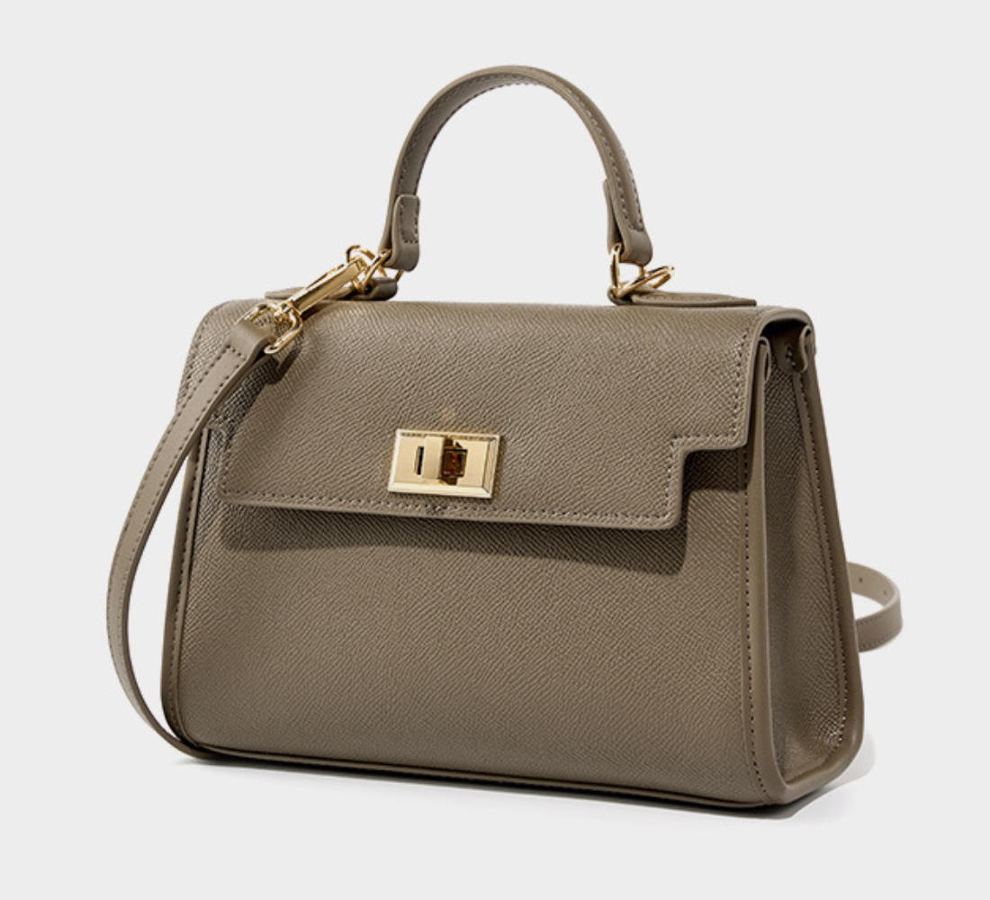 Bolsa Garbo em Couro Legítimo