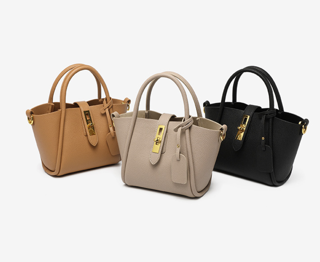 Bolsa Quotidiana em Couro Legítim