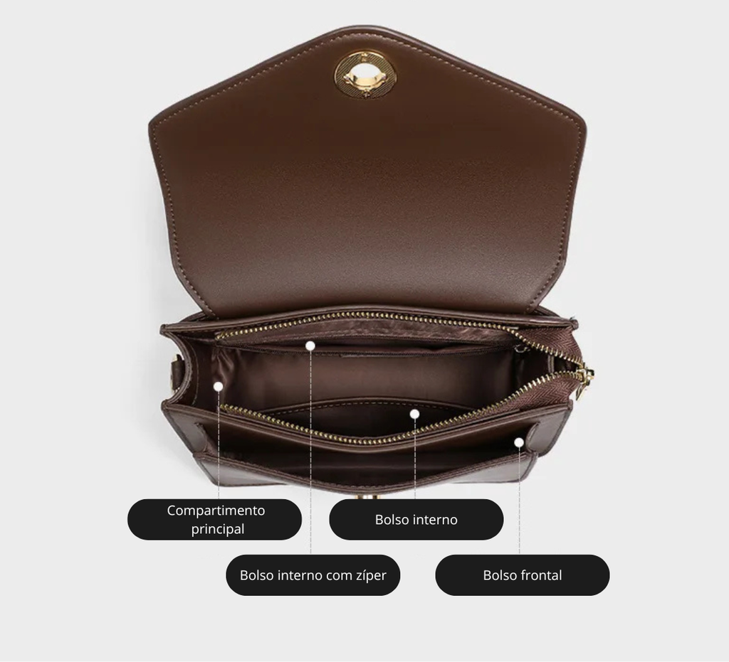 Bolsa Terra em Couro Legítimo
