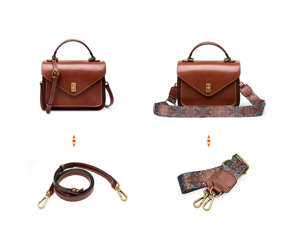 Bolsa Vivere em Couro Legítimo