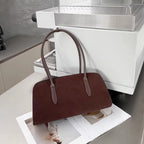 Bolsa Velluta de Camurça em Couro Legítimo