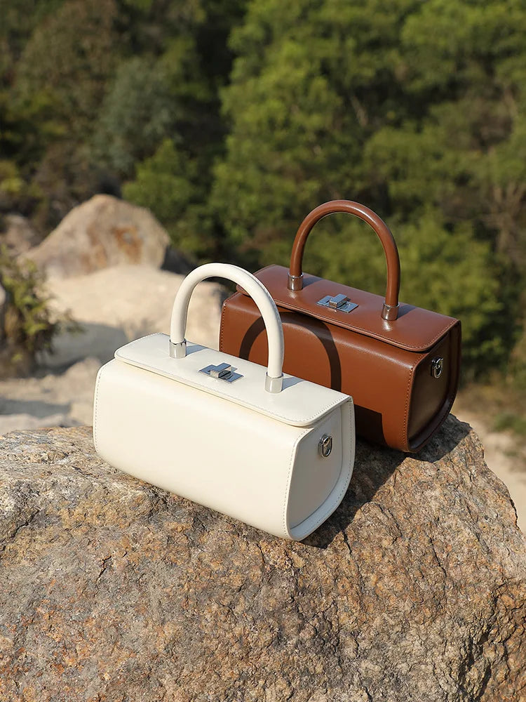 Bolsa Baule em Couro Legítimo
