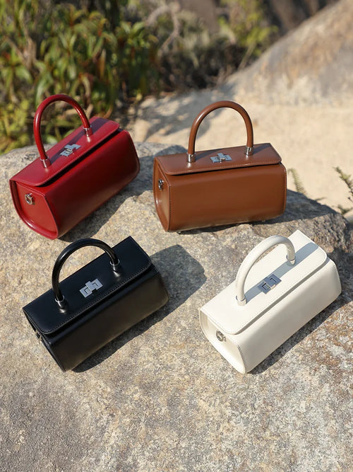 Bolsa Baule em Couro Legítimo