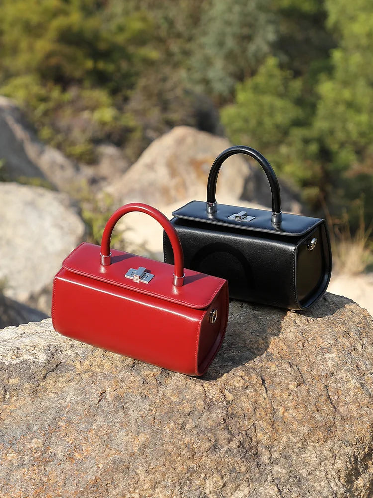 Bolsa Baule em Couro Legítimo