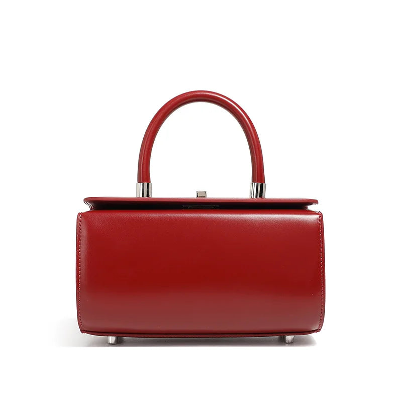 Bolsa Baule em Couro Legítimo